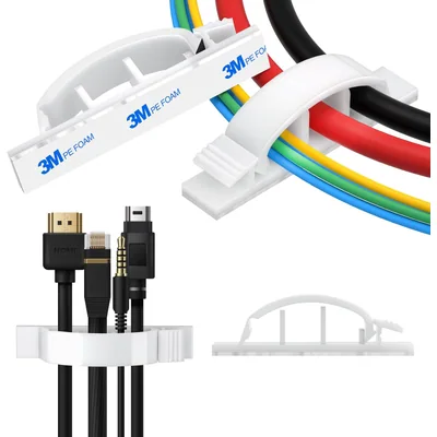XHF Outdoor Adhesive Cable Wire Clips, thumbnail 3