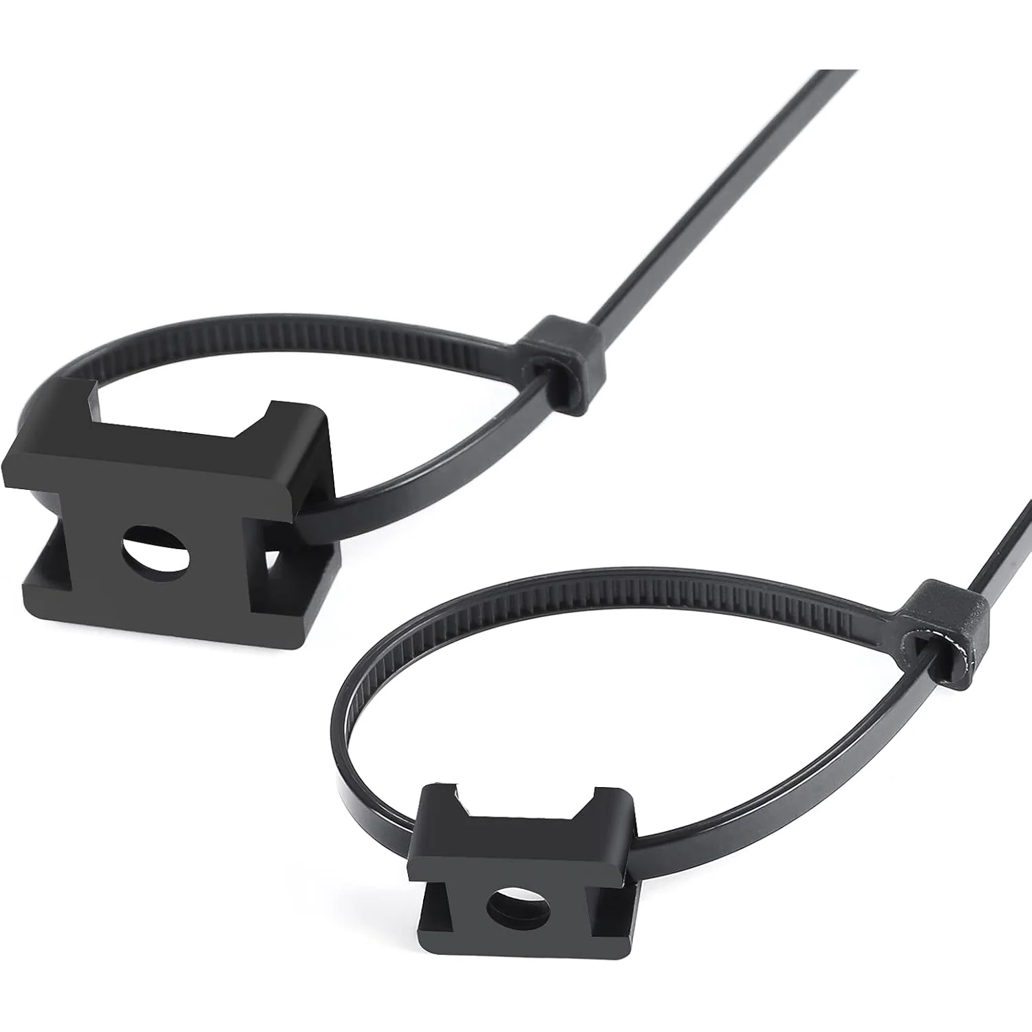 XHF Saddle-Type Zip Tie Mounts with Ties and Screws, picture 3