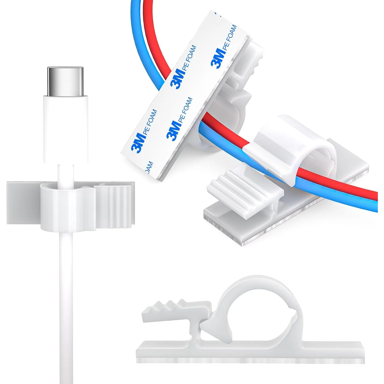 XHF Outdoor Adhesive Cable Wire Clips, picture 5