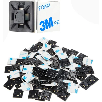 XHF Self-Adhesive Zip Tie Mounts, thumbnail 1