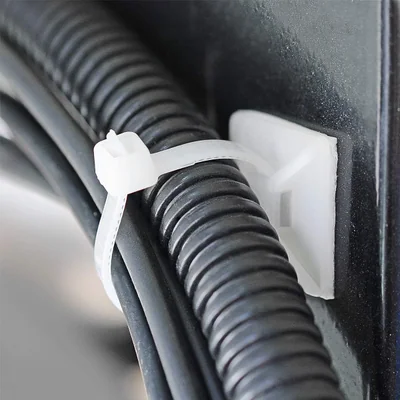XHF Back-Glue Zip Tie Mounts with Ties and Screws, thumbnail 3