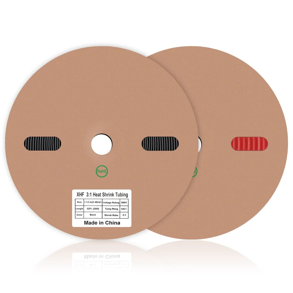 XHF Black & Red 3:1 Heat Shrink Tubing, picture 1