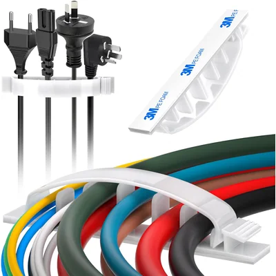 XHF Outdoor Adhesive Cable Wire Clips, thumbnail 1