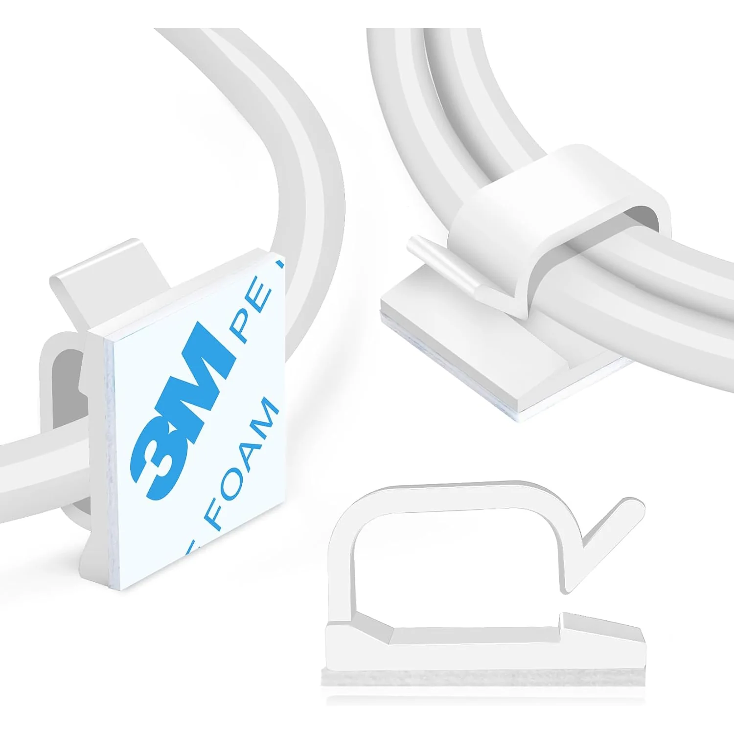 XHF Adhesive Wall Light Clips, picture 3